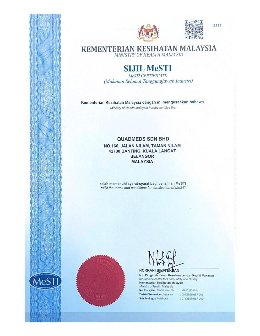 Alternative view of Madu Quad Tualang Asli